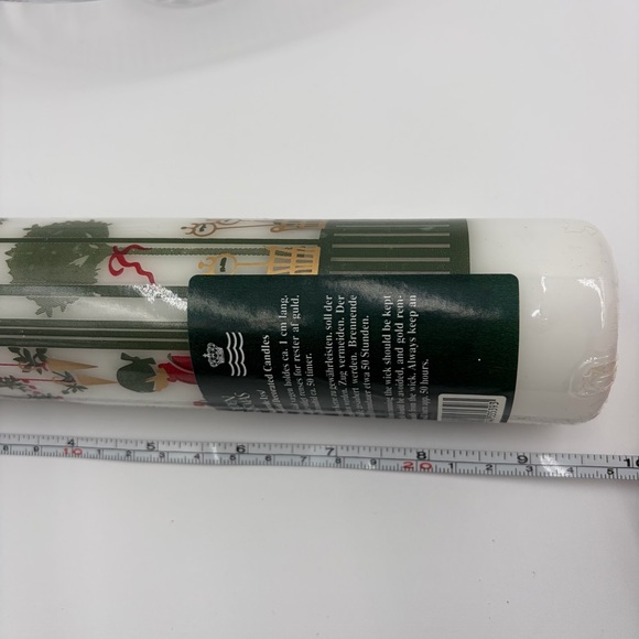 Vintage 1999 Royal Copenhagen Holmegaard Christmas Advent Candle Glass Holder - Picture 13 of 15